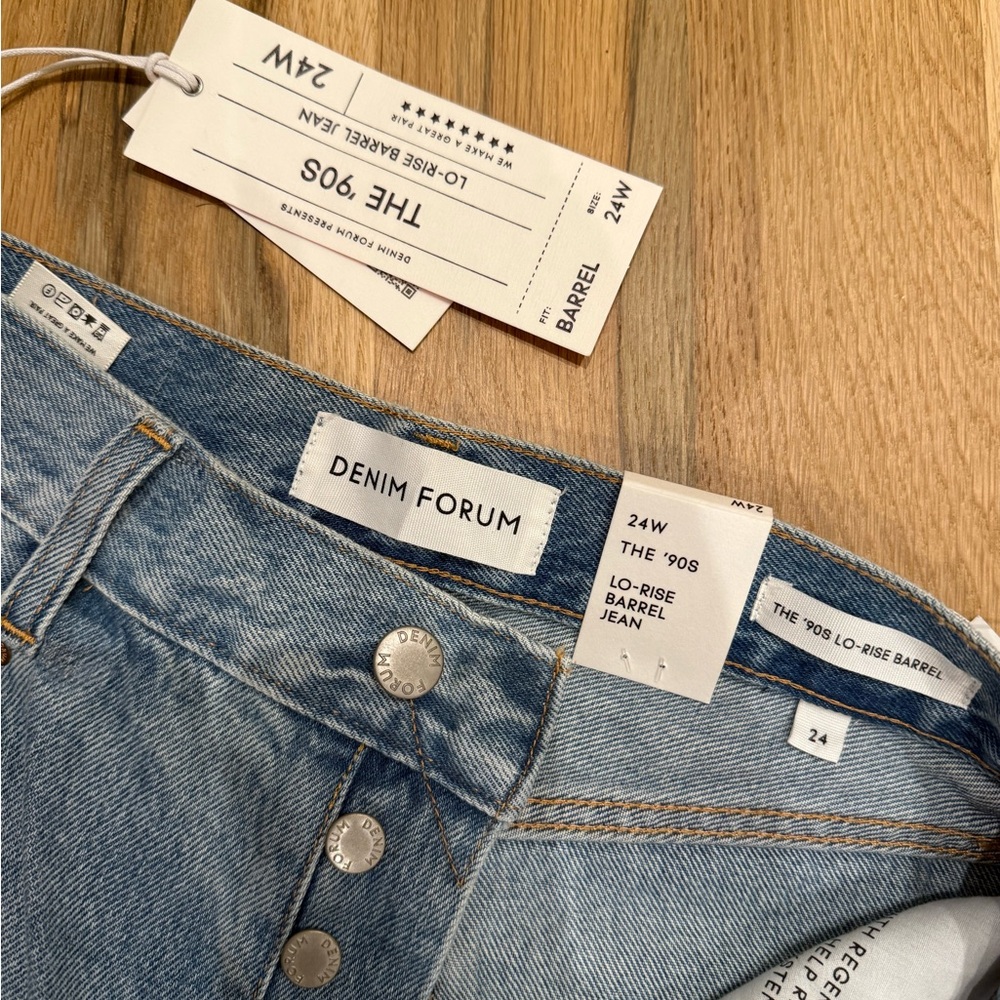 Denim Forum Women's Blue Jeans - Picture 6 of 7